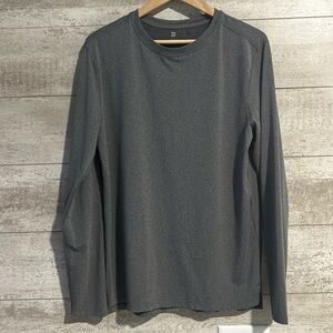 All in Motion Grey Long Sleeve Athletic T-Shirt sz Medium